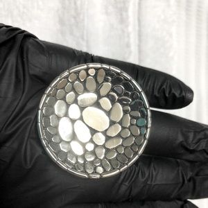 John Hardy Kali Statement Sterling Silver Ring Size 7